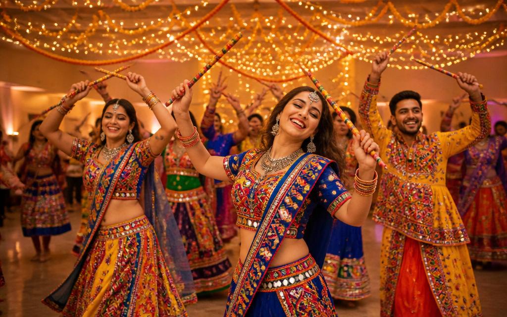 Dandiya Workshop at Kriya Sports Academy